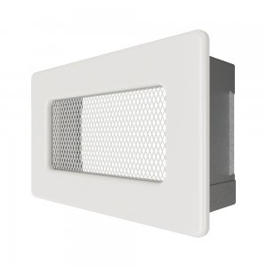 Fireplace ventilation grille SAVEN 11х17 white. Photo 2