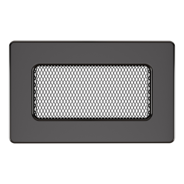Fireplace ventilation grille SAVEN 11х17 graphite