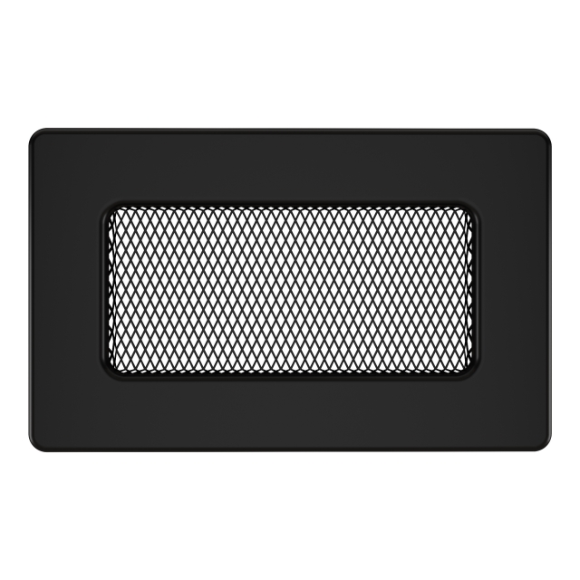 Fireplace ventilation grille SAVEN 11х17 black