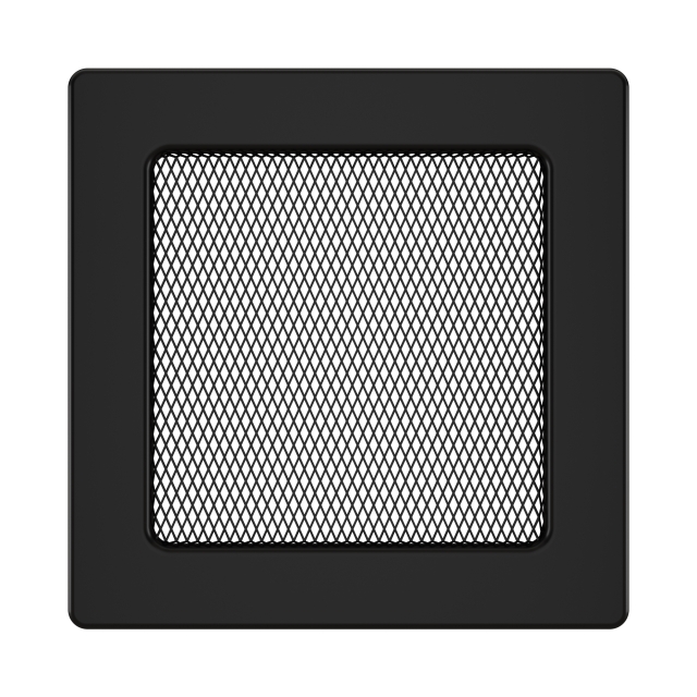 Fireplace ventilation grille SAVEN 17х17 black