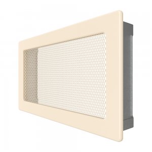 Fireplace ventilation grille SAVEN 17х30 cream. Photo 2