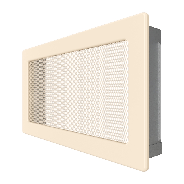 Fireplace ventilation grille SAVEN 17х30 cream. Photo 2
