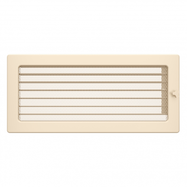 Fireplace ventilation grille SAVEN 17х37 cream with blinds