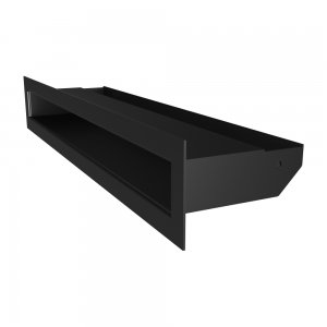 Fireplace ventilation grille SAVEN Loft 60х400 black. Photo 2