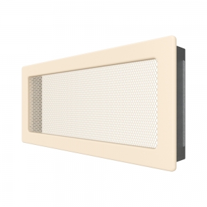 Fireplace ventilation grille SAVEN 17х37 cream. Photo 2