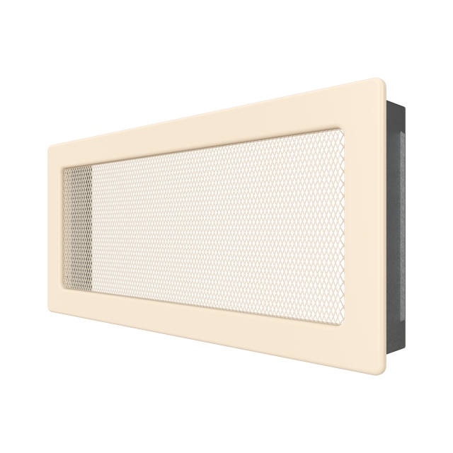 Fireplace ventilation grille SAVEN 17х37 cream. Photo 2