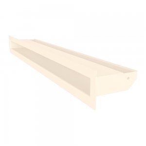 Fireplace ventilation grille SAVEN Loft 60х600 cream. Photo 2