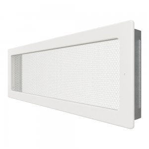 Fireplace ventilation grille SAVEN 17x49 white. Photo 2