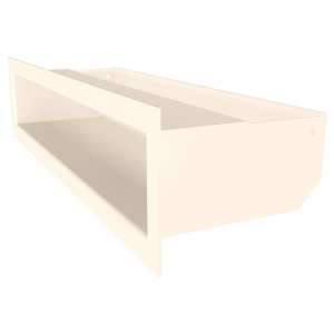 Fireplace ventilation grille SAVEN Loft 90х400 cream. Photo 2