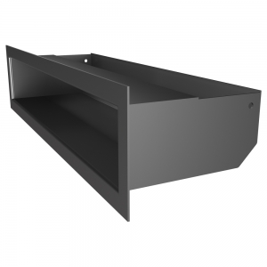 Fireplace ventilation grille SAVEN Loft 90x400 graphite. Photo 2