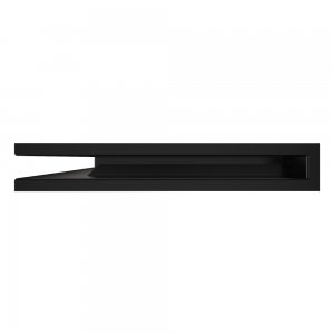 Fireplace ventilation grille 60x400x600 SAVEN Loft Angle black. Photo 3