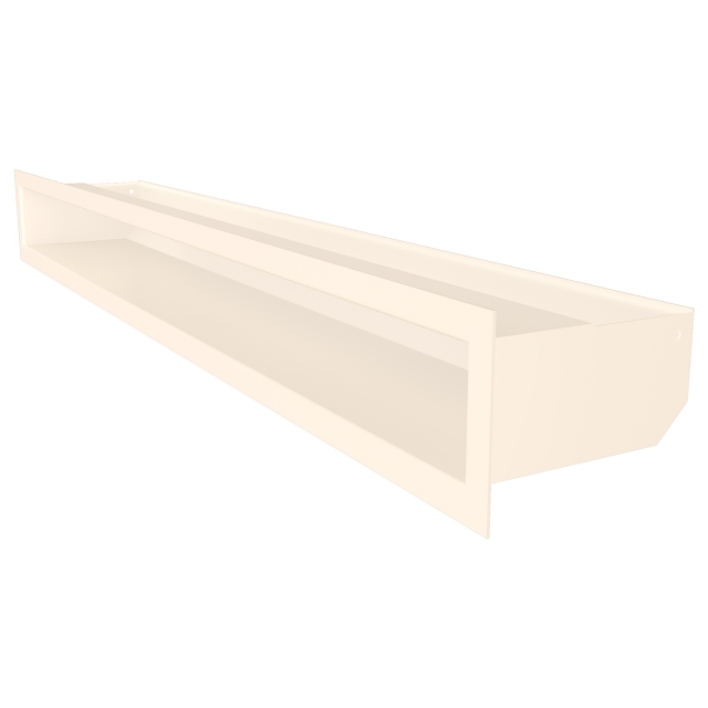 Fireplace ventilation grille SAVEN Loft 90х800 cream. Photo 2