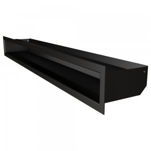 Fireplace ventilation grille SAVEN Loft 90х800 black. Photo 2