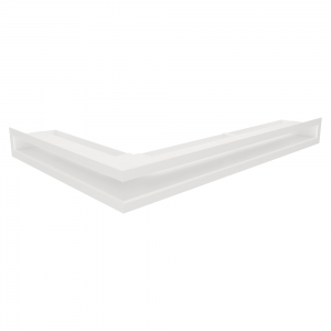 Вентиляционная решетка для камина SAVEN Loft Angle 60x600x400 угловая правая белая