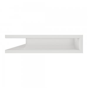 Fireplace ventilation grille 90x400x600 SAVEN Loft Angle left angle white. Photo 2