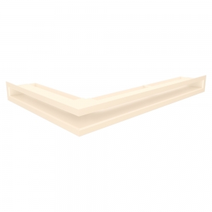 Вентиляционная решетка для камина SAVEN Loft Angle 60x600x400 угловая правая кремовая
