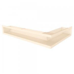 Fireplace ventilation grille 90х400х600 SAVEN Loft Angle cream