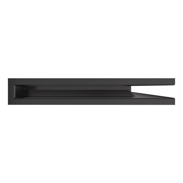Fireplace ventilation grille 60х600х400 SAVEN Loft Angle graphite. Photo 3