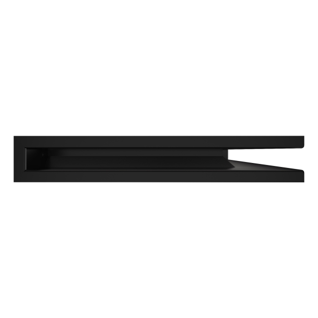 Kratka wentylacyjna kominkowa 60х600х400 SAVEN Loft Angle prawy kąt czarna. Zdjęcia 3