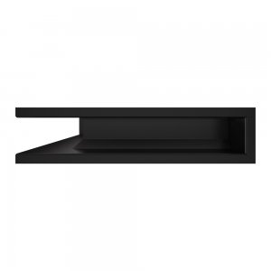 Fireplace ventilation grille 90х400х600 SAVEN Loft Angle black. Photo 3
