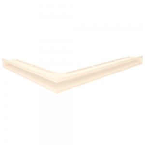 Вентиляционная решетка для камина SAVEN Loft Angle 60x800x600 угловая правая кремовая