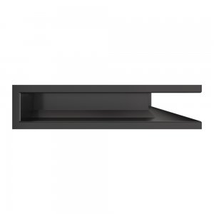 Fireplace ventilation grille 90х600х400 SAVEN Loft Angle graphite. Photo 3