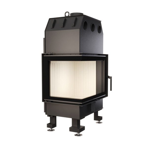 Каминная топка угловая SAVEN Energy 65x50x47L (14,5 kW) ECO. Фото 3D