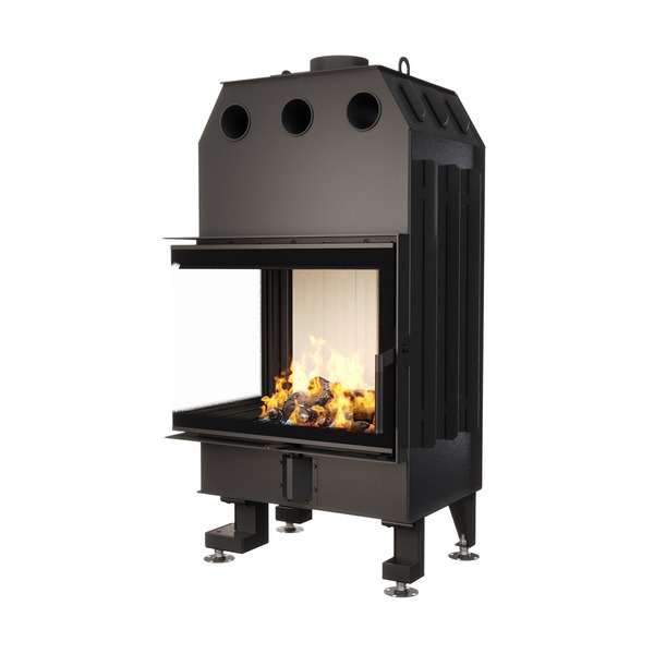 Каминная топка угловая SAVEN Energy 65x50x47L (14,5 kW) ECO. Фото 3D