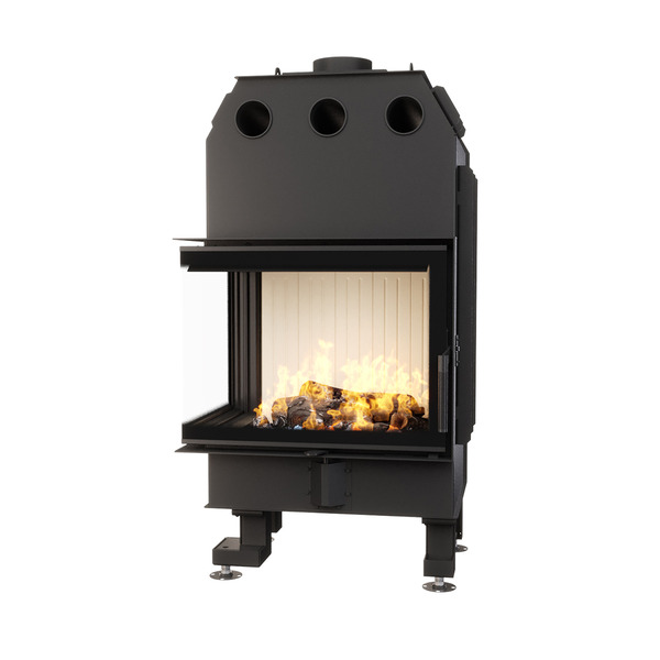 Каминная топка угловая SAVEN Energy 65x50x47L (14,5 kW) ECO. Фото 3D
