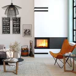 Каминная топка угловая SAVEN Energy 65x50x47L (14,5 kW) ECO. Фото 2
