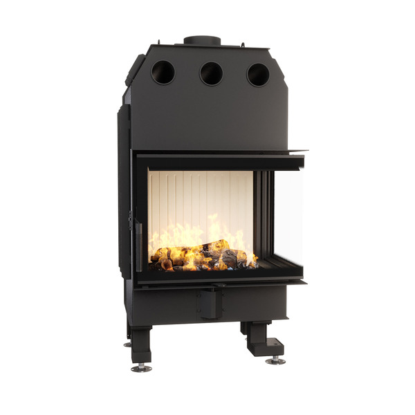 Каминная топка угловая SAVEN Energy 65х50х47R (14,5 kW) ECO. Фото 3D