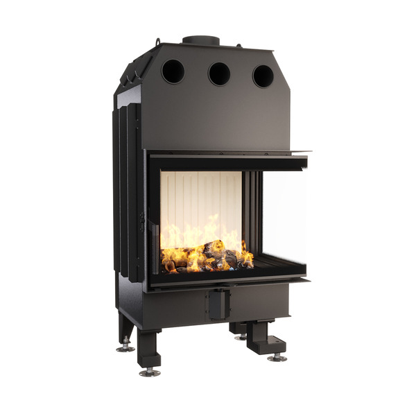 Каминная топка угловая SAVEN Energy 65х50х47R (14,5 kW) ECO. Фото 3D
