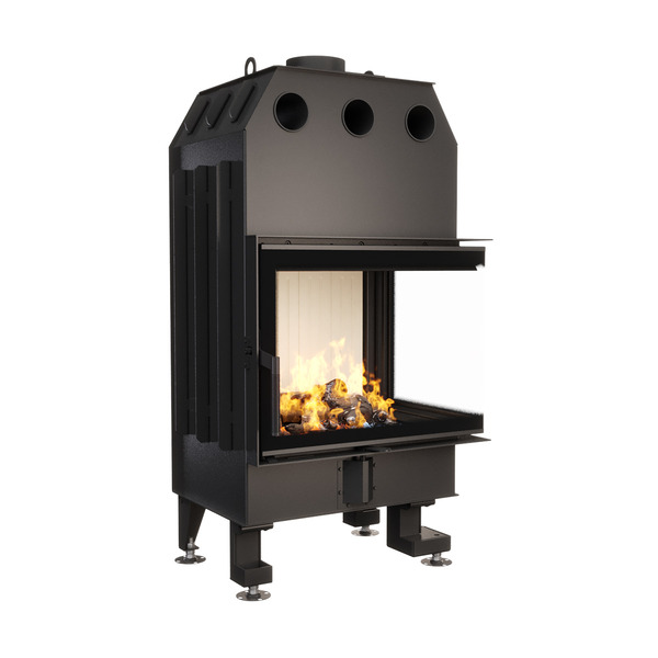 Каминная топка угловая SAVEN Energy 65х50х47R (14,5 kW) ECO. Фото 3D
