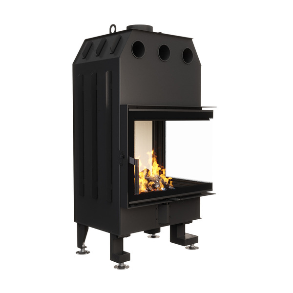 Каминная топка угловая SAVEN Energy 65х50х47R (14,5 kW) ECO. Фото 3D