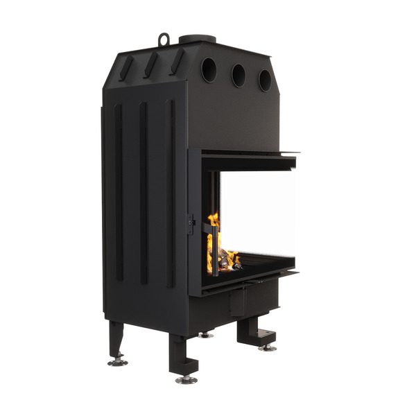 Каминная топка угловая SAVEN Energy 65х50х47R (14,5 kW) ECO. Фото 3D
