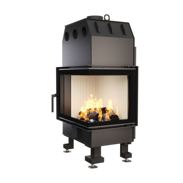 Камінна топка кутова SAVEN Energy 65x50x47R (14,5 kW) ECO. Фото 3D