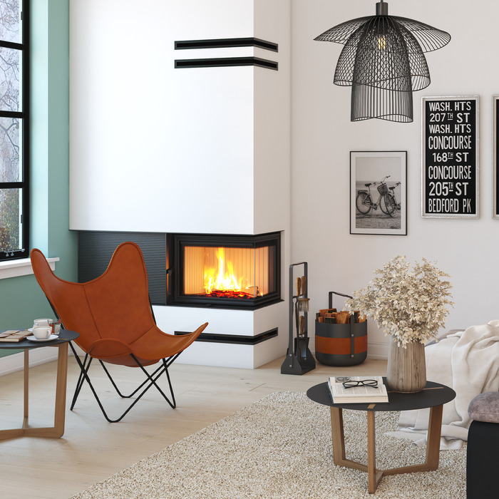 Камінна топка кутова SAVEN Energy 65x50x47R (14,5 kW) ECO. Фото 2