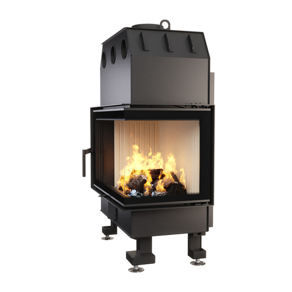 Wkład kominkowy SAVEN Energy 75x50x47R (15,1kW) ECO. Zdjęcia 3D