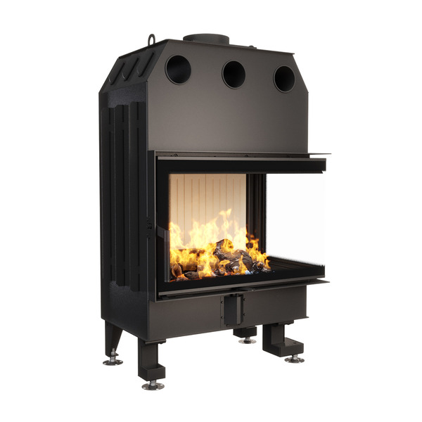Камінна топка кутова SAVEN Energy 75х50х47R (15,1 kW) ECO. Фото 3D