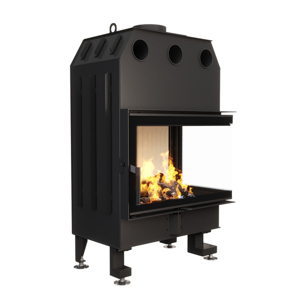 Камінна топка кутова SAVEN Energy 75х50х47R (15,1 kW) ECO. Фото 3D