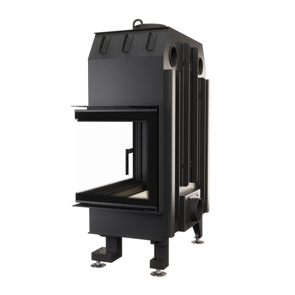 Каминная топка угловая SAVEN Energy 75х50х47R (15,1 kW) ECO. Фото 3D