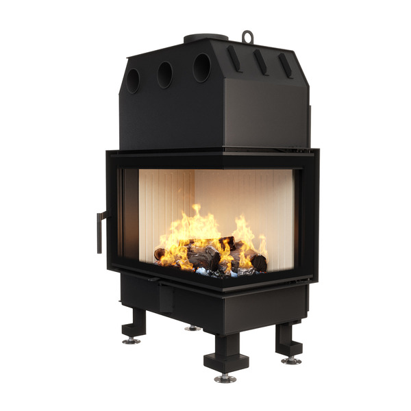 Камінна топка кутова SAVEN Energy 75х50х47R (15,1 kW) ECO. Фото 3D