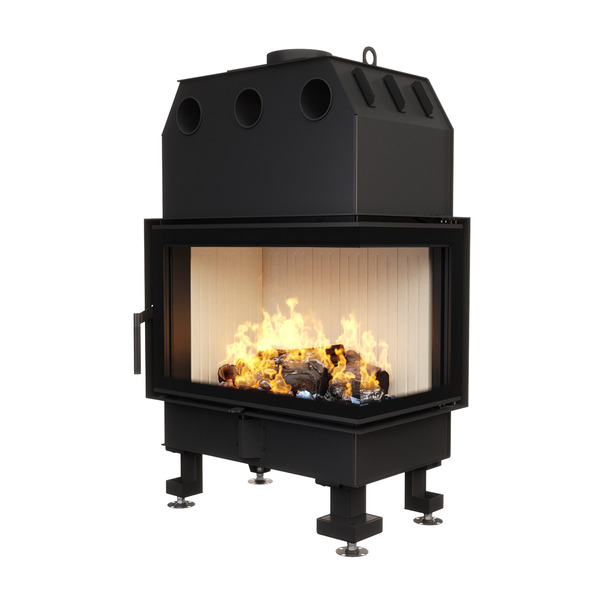Камінна топка кутова SAVEN Energy 75х50х47R (15,1 kW) ECO. Фото 3D