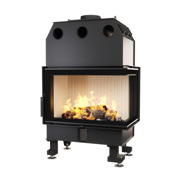 Камінна топка кутова SAVEN Energy 75х50х47R (15,1 kW) ECO. Фото 3D