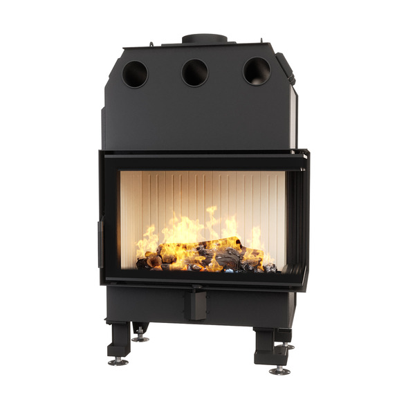 Камінна топка кутова SAVEN Energy 75х50х47R (15,1 kW) ECO. Фото 3D