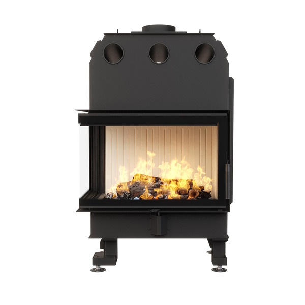 Каминная топка угловая SAVEN Energy 75х50х47L (15,1 kW) ECO. Фото 3D