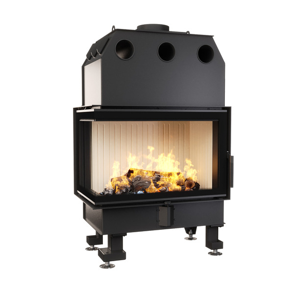 Каминная топка угловая SAVEN Energy 75х50х47L (15,1 kW) ECO. Фото 3D