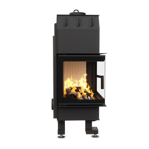 Каминная топка угловая SAVEN Energy 75х50х47L (15,1 kW) ECO. Фото 3D