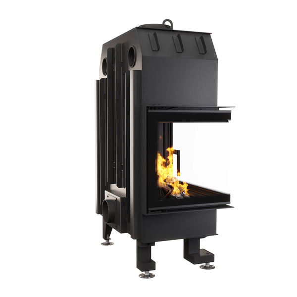 Каминная топка угловая SAVEN Energy 75х50х47L (15,1 kW) ECO. Фото 3D