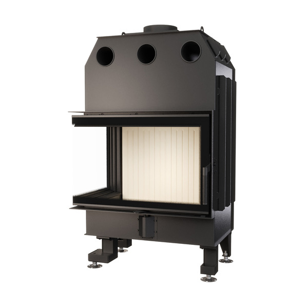 Каминная топка угловая SAVEN Energy 75х50х47L (15,1 kW) ECO. Фото 3D